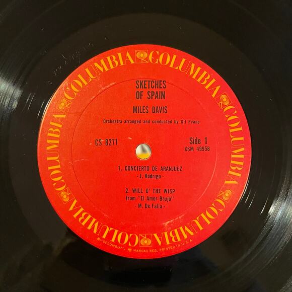 Miles Davis - Sketches Of Spain LP vintage vinyl record jazz - Picture 3 of 4